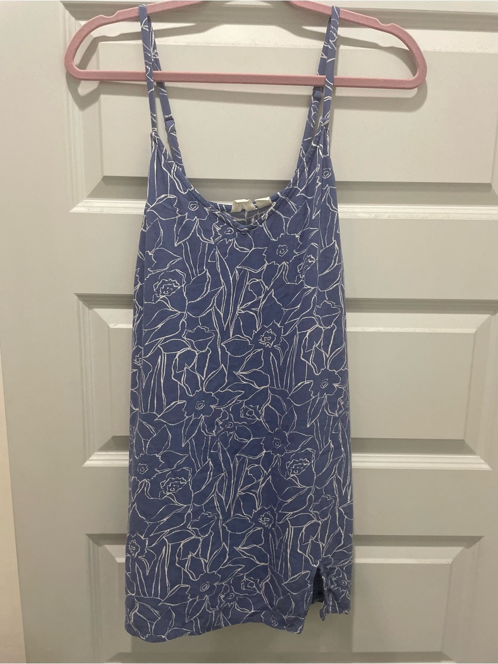 Roxy Daytrip beachy Slip Cami sundress Dress, XS blue, oversized relaxed fit